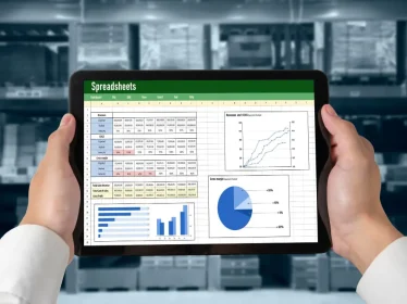 planilhas de Excel com fórmulas