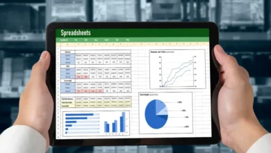 planilhas de Excel com fórmulas