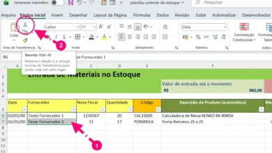 Mover o Conteúdo de Uma Célula na Planilha