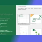 Iniciando o Microsoft Excel primeira planilha telas linhas e colunas