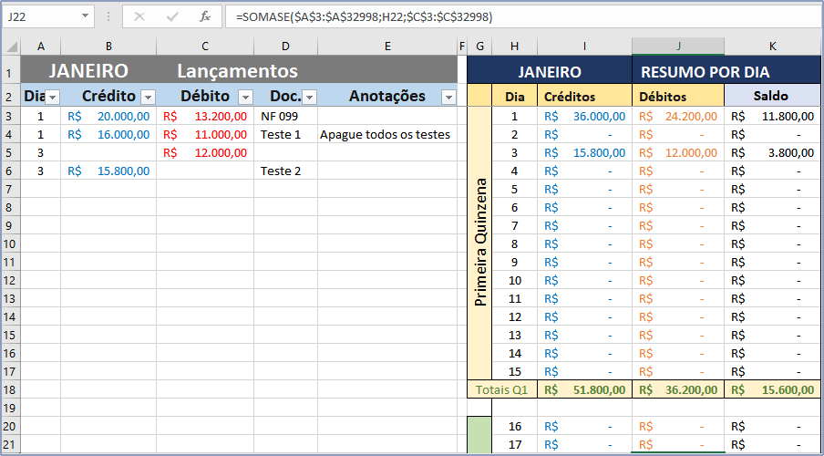 Planilha De Fluxo De Caixa Em Excel Tudo Excel