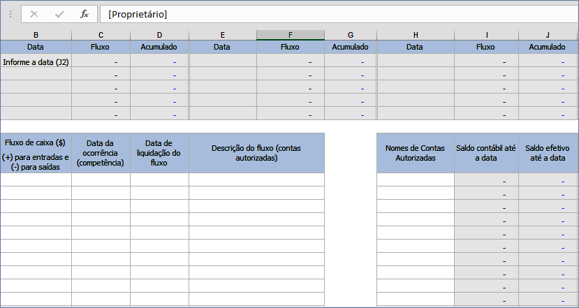 Planilhas de Excel Estoque Fluxo de Caixa Orçamento