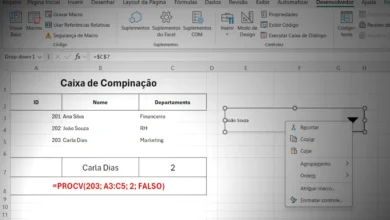 Configurar a Caixa de Combinação e Controle de Formulário