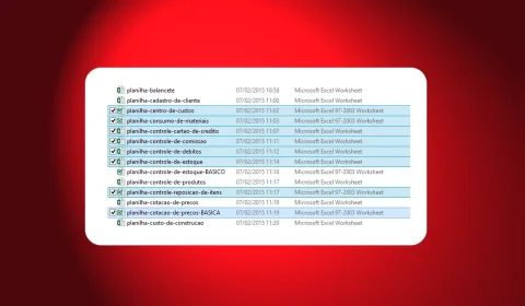 Abrir Arquivos de Excel em Massa
