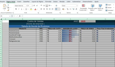 Selecionar Toda a Planilha de Excel Com um Clique