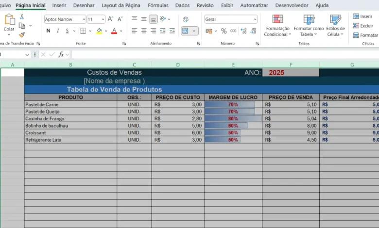 Selecionar Toda a Planilha de Excel Com um Clique