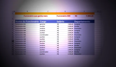 Como Encontrar o Maior Valor de Uma Célula na Planilha de Excel