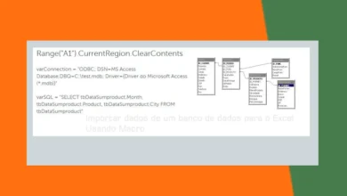 Extrair Dados de Um Banco de Dados Para o Excel Usando Macros