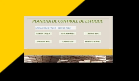 Fazer uma Planilha de Controle de Estoque Passo a Passo