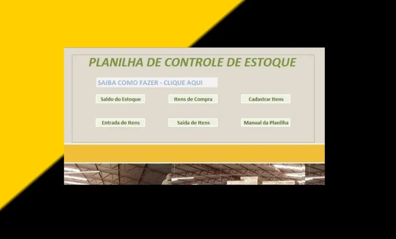 Fazer uma Planilha de Controle de Estoque Passo a Passo