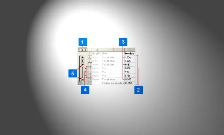 Organizar Dados em uma Estrutura de Tópicos na Planilha Excel
