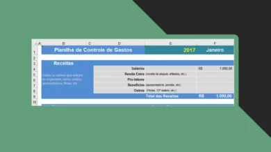 Como Fazer Planilha de Controle de Gastos no Excel