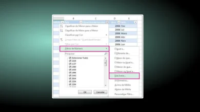 Filtrar um Intervalo de Dados no Excel