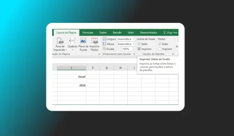 Imprimir Linhas de Grade em uma Planilha de Excel