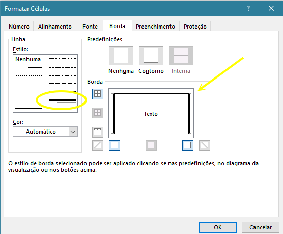 alterar-borda-excel