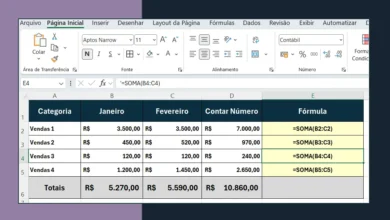 Utilizar a Função SOMA no Excel