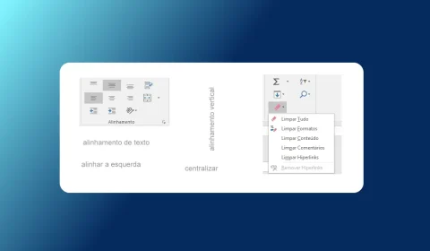 Alterar o Alinhamento do Texto na Planilha de Excel