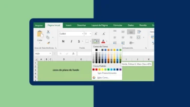 Alterar a Cor do Plano de Fundo na Planilha de Excel