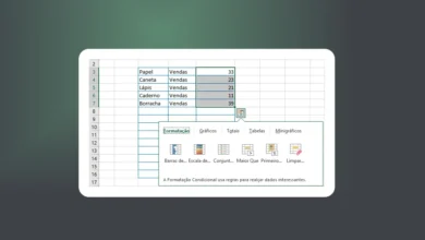 Aplicar Formatação Condicional Usando Análise Rápida