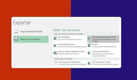 Exportar Pasta de Trabalho do Excel Para Outros Tipos de Arquivos