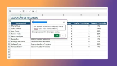 Formatar um Comentário no Excel