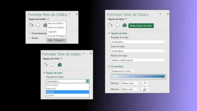 Formatar um Gráfico de Mapa Excel