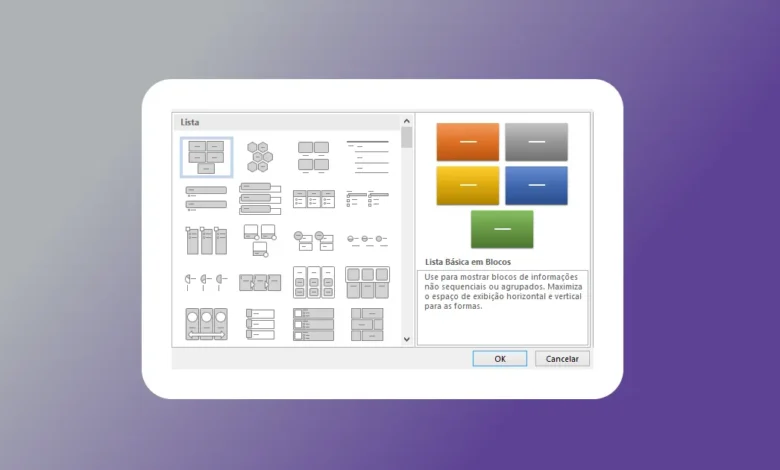 Elementos Gráficos SmartArt no Excel