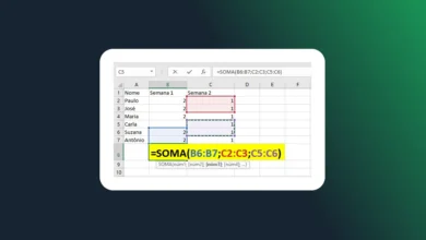 Usando SOMA com células não contíguas