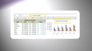 Vincular o Título do Gráfico a uma Célula da Planilha
