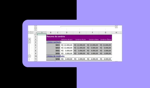 Criar um Relatório de Cenários da Planilha no Excel