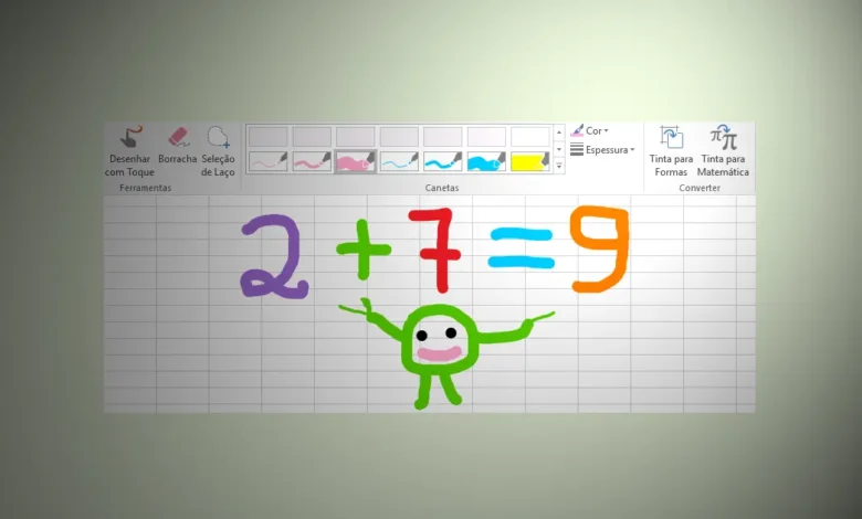 Desenhar na Planilha de Excel