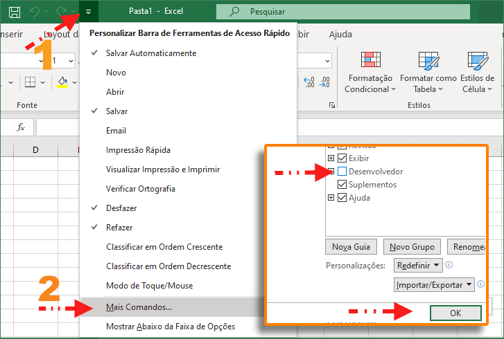 Ferramentas de Acesso Rápido