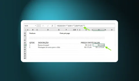 Copiar Fórmulas para Células Subsequentes no Excel