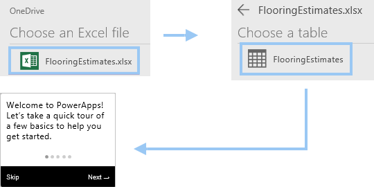 Escolher um arquivo do Excel