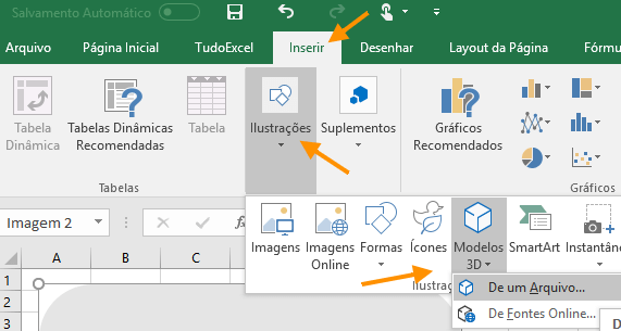 Usando Modelos 3D no Excel 2016