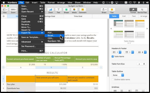 Comparando Microsoft Excel e Numbers da Apple