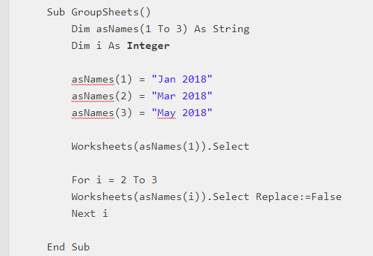 Agrupar Planilhas com VBA