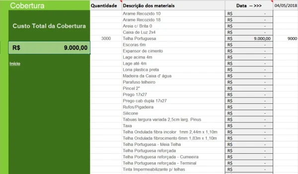 Planilha de Construção e Reformas: Gestão Completa de Orçamentos de Obras - Image 3
