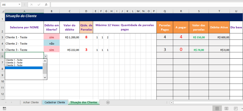 Planilha De Cadastro De Clientes Tudo Excel