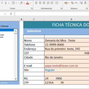 Planilha Controle de Débitos