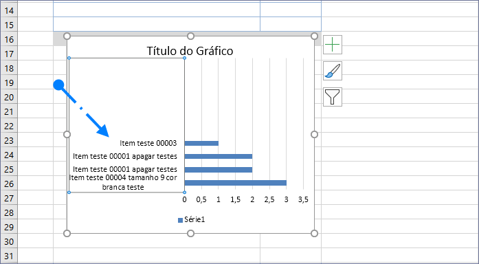 Como Inverter a Ordem dos Dados de um Gráfico na Planilha