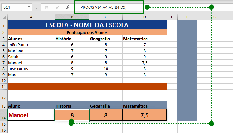 Função PROCX do Excel Como Aprender Passo a Passo