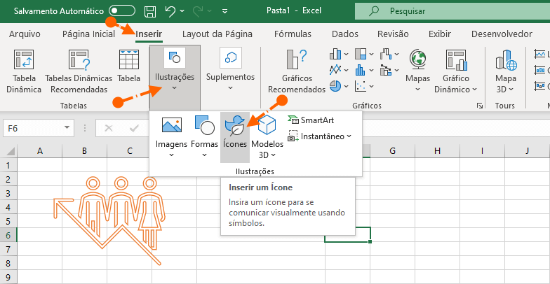 Inserir Ilustrações na Planilha