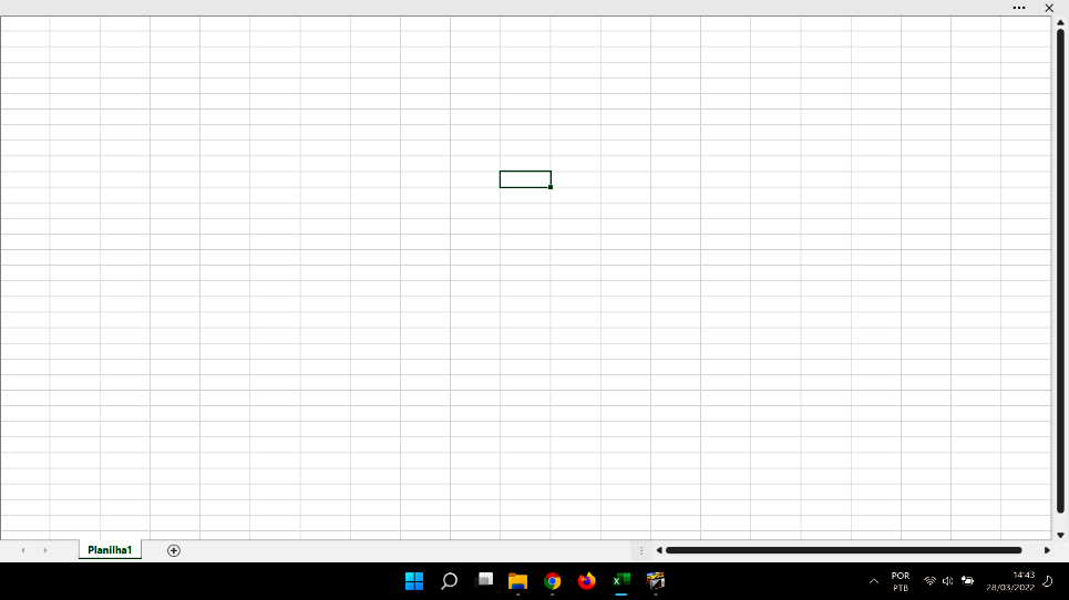 Alternar para o modo de tela cheia ou tela inteira no Excel