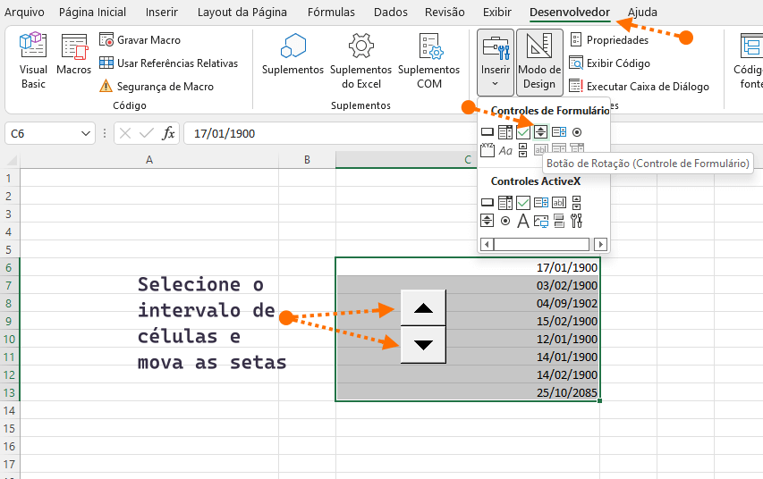 Como saber quantos dias tem entre duas datas na planilha de Excel