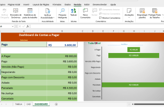 Baixe Grátis a Planilha de Contas a Pagar