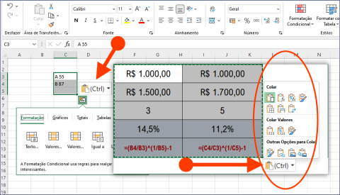 Como ativar e desativar marcas inteligentes no Excel