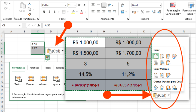 Como ativar e desativar marcas inteligentes no Excel