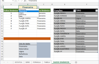 criar listas numeradas no Excel