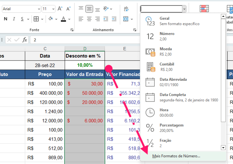 Trocar o Símbolo da Moeda Real para Dólar ou Euro no Excel